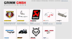 Desktop Screenshot of grimmgmbh.com